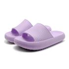 Chinelo Nuvem Slide Flexível Lilas Confortável Tendência