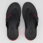 Chinelo Oakley Killer Point II Preto e Vermelho