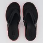 Chinelo Oakley Rest II Preto e Vermelho