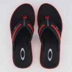 Chinelo Oakley Soul Preto e Vermelho