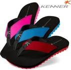 Chinelo original kenner kivah Tkh-01 correia unissex para praia top LANÇAMENTO