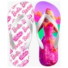 Chinelo Personalizado Barbie Adulto e Infantil