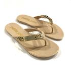 Chinelo Petite Jolie Lucky Nude-Ouro PJ5974