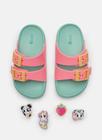 Chinelo Puket Color Block Com Adesivos