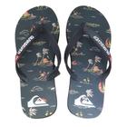 Chinelo Quiksilver Molokai Island Breezer Preto