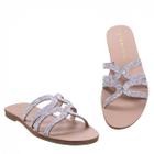 Chinelo Rasteiro Tabita Strass 2983590