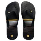 Chinelo Reserva Go Masculino Preto Amarelo RSV Listra Summer Original