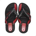 Chinelo Rider Adulto Masculino Sprint Preto e Vermelho