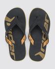 Chinelo Rider RW Dedo AD - Preto/Caramelo