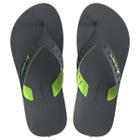 Chinelo Rider Street Duo Dedo Masculino - Cinza e Verde