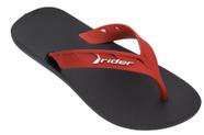 Chinelo Rider Street Masculino Preto/Vermelho