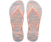 Chinelo Sandália Feminino Havaianas Slim Animals Glitter