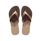 Chinelo sandalia havaianas femininas elegance print original