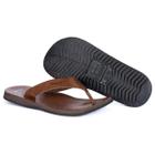 Chinelo Sandália Masculino Couro Legitimo Anti Derrapante