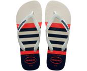 Chinelo Sandália Masculino Havaianas Top Nautical - Branco