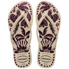 Chinelo Sandálias Havaianas Slim Feminina Tucano Estampada Tira Fina Original