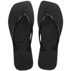 Chinelo Sandálias Havaianas Slim Square GD F22 Preta 7015270