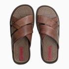 Chinelo Slide Casual Masculino Itapuã Couro Confortável 705