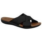 Chinelo Slide Feminino Plataforma Preto Usaflex R1853-016