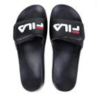 Chinelo Slide Fila Drifter VLC Masculino - Preto e Branco