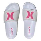 Chinelo Slide Hurley HU0014 Icon - Branco Branco Pink