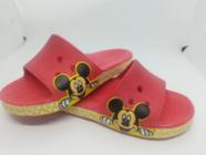 Chinelo slide infantil mickey e minie super confortável