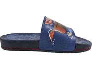 Chinelo Slide Liga Da Justiça Superman Azul Grendene Kids