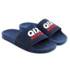 Chinelo Slide QIX Logo International - Marinho