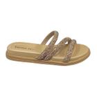 Chinelo Slide Rasteira Tira Strass Beira Rio 8488.108-27332