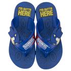 Chinelo Sonic Rings de Dedo Infantil Grendene 23162 Azul/Amarelo