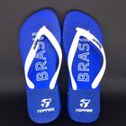 Chinelo topper brasil copa 2022 azul royal