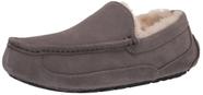 Chinelo UGG masculino Ascot Grey, de camurça resistente à água, tamanho 9