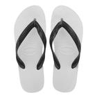 Chinelo Unissex Havaianas Tradicional Branco/preto