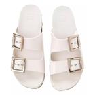 Chinelo zaxy feminino slide parthner iii * super confortável * off white - n.36