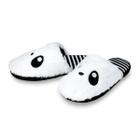 Chinelos Pantufas Panda Com Solado De Borracha Antiderrapante Infantil E Adulto Unissex 36/37