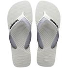 Chinelos Sandálias Havaianas Dual FC Branco/ Cinza Gelo 7012916