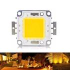 Chip LED COB 50W Branco Quente 3500K Reparo Refletor