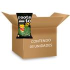 Chips De Mandioca E Batatas-doces Original Roots To Go Contendo 3 Pacotes De 45g Cada