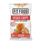 Chips Veggie Grão de Bico Sabor Tomate e Manjericão 40g - Fit Food