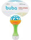 Chocalho de Atividades Buba 11854 - Baby Shake, Sensorial e Educativo para Bebês, Texturas e Som, Livre de BPA, Fácil de Segurar, 3 Meses+