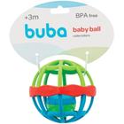 Chocalho e mordedor baby ball cute colors azul/verde - buba