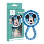 Chocalho Mordedor Para Bebe Macio Flexível Mickey Disney - BABYGO