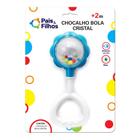 Chocalho pais e filhos bola de cristal para bebes barulhinho infantil