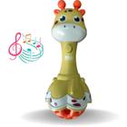 Chocalho para Bebê Mordedor Musical Interativo Brinquedo Girafinha