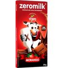 Chocolate 40% Cacau Morango Zeromilk 20g