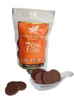 Chocolate 70% s/leite cacau 120g (vegano, em formato de moedas)- Cacauway