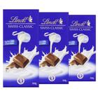 Chocolate Ao Leite, Lindt Classic, 3 Barras De 100G