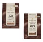 Chocolate Belga Callebaut Ao Leite 823 2,01Kg-Kit 2 Pacotes