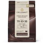 Chocolate Belga Callets 70-30-38 Amargo 70.5% Cacau Gotas - Pacote com 2,01KG - Barry Callebaut