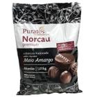 Chocolate fracionado gotas Meio Amargo Norcau Premium 1kg